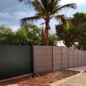 Muro pre-moldado Jardim Botânico DF